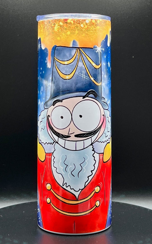 Crazy Nutcracker 20oz stainless steel tumbler